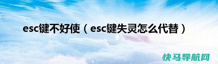请检修esc是什么意思？请检修esc一会又消失了